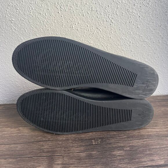 Gucci Coda High Top Sneakers Black Gold Chain Size 40.5 / Womens 10 US - Picture 5 of 10